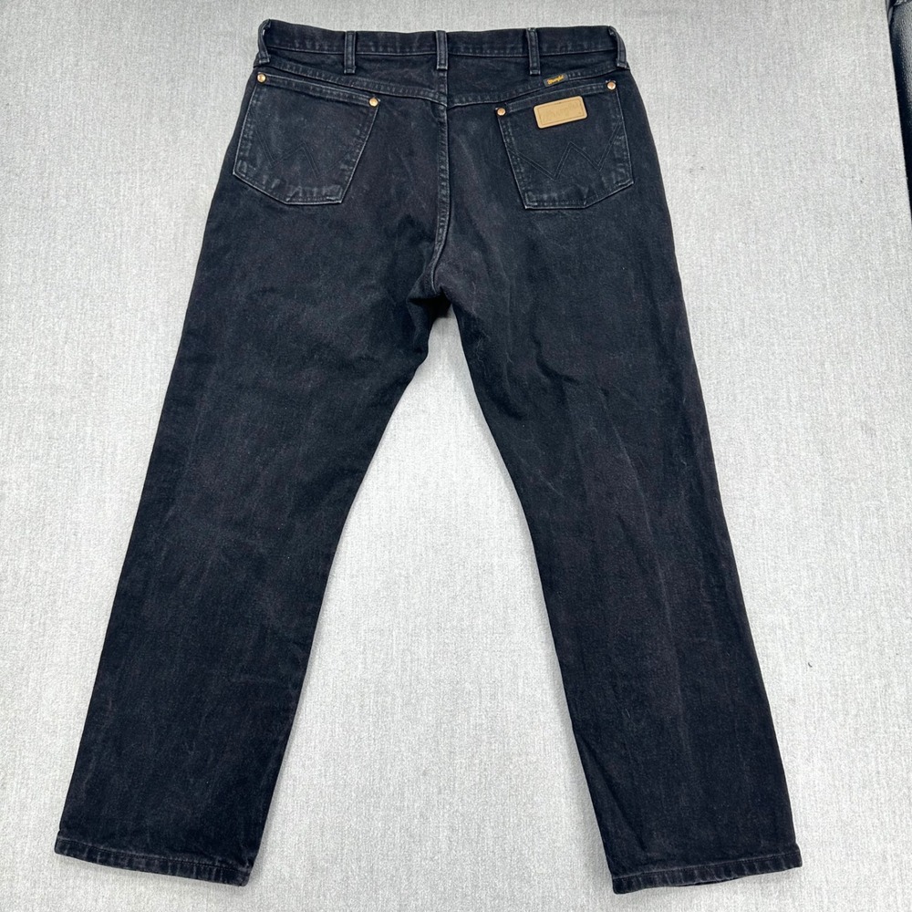 Wrangler Jeans Mens 38x30 Black 1013MWZWK Original Fit Cowboy Cut Straight Leg